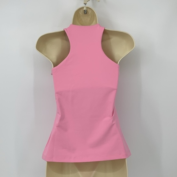 Susana Monaco racerback tank shirt top jersey knit stretch ballerina pink new XS - Picture 3 of 5